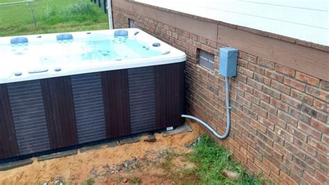 drop box electric panel hot tub|Hot Tub Electrical Installation Hookup GFCI .